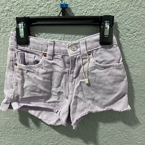 LIGHT PURPLE ZARA MOM FIT SHORTS